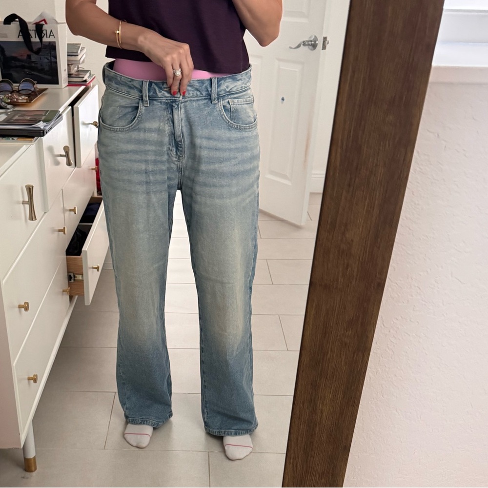 ZARA HIGH RISE Z1975 RELAXED FIT JEANS